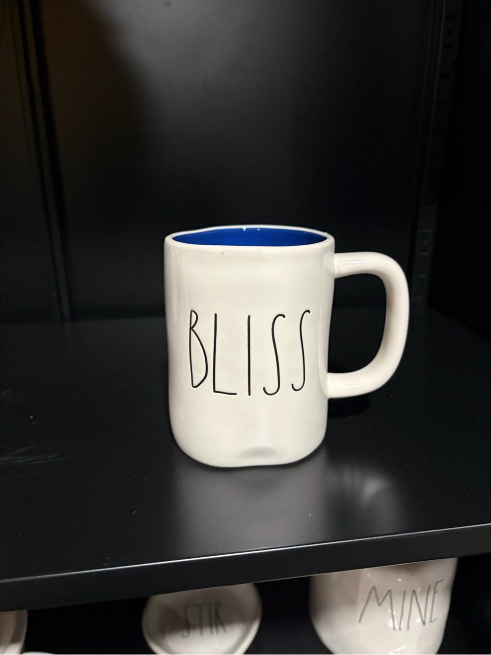 Bliss Ceramic Coffee Mug with Blue Interior